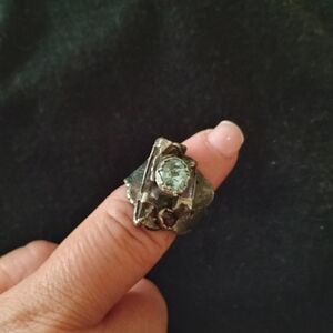 Artisan Ring with Aquamarine Gem